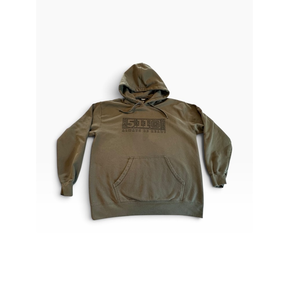5.11 Tactical Hoodie Mens XL Green Good Always Be Ready Graphic Pullover